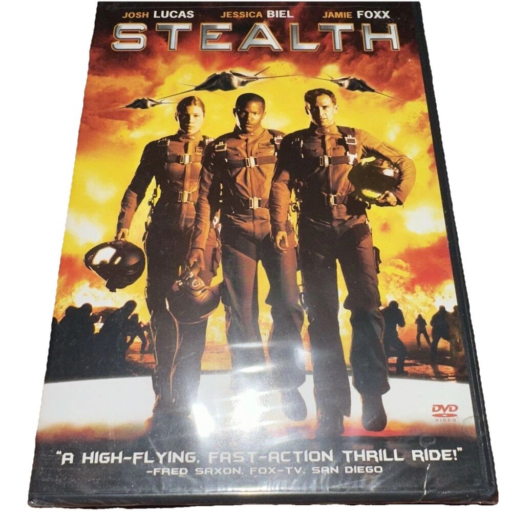 Stealth DVD New Sealed Movie Widescreen Jamie Foxx Jessica Biel Josh Lucas